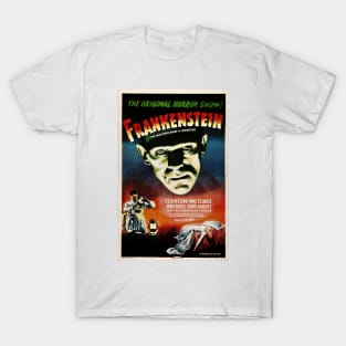 FRANKENSTEIN Original Horror Show Hollywood Vintage Movie T-Shirt